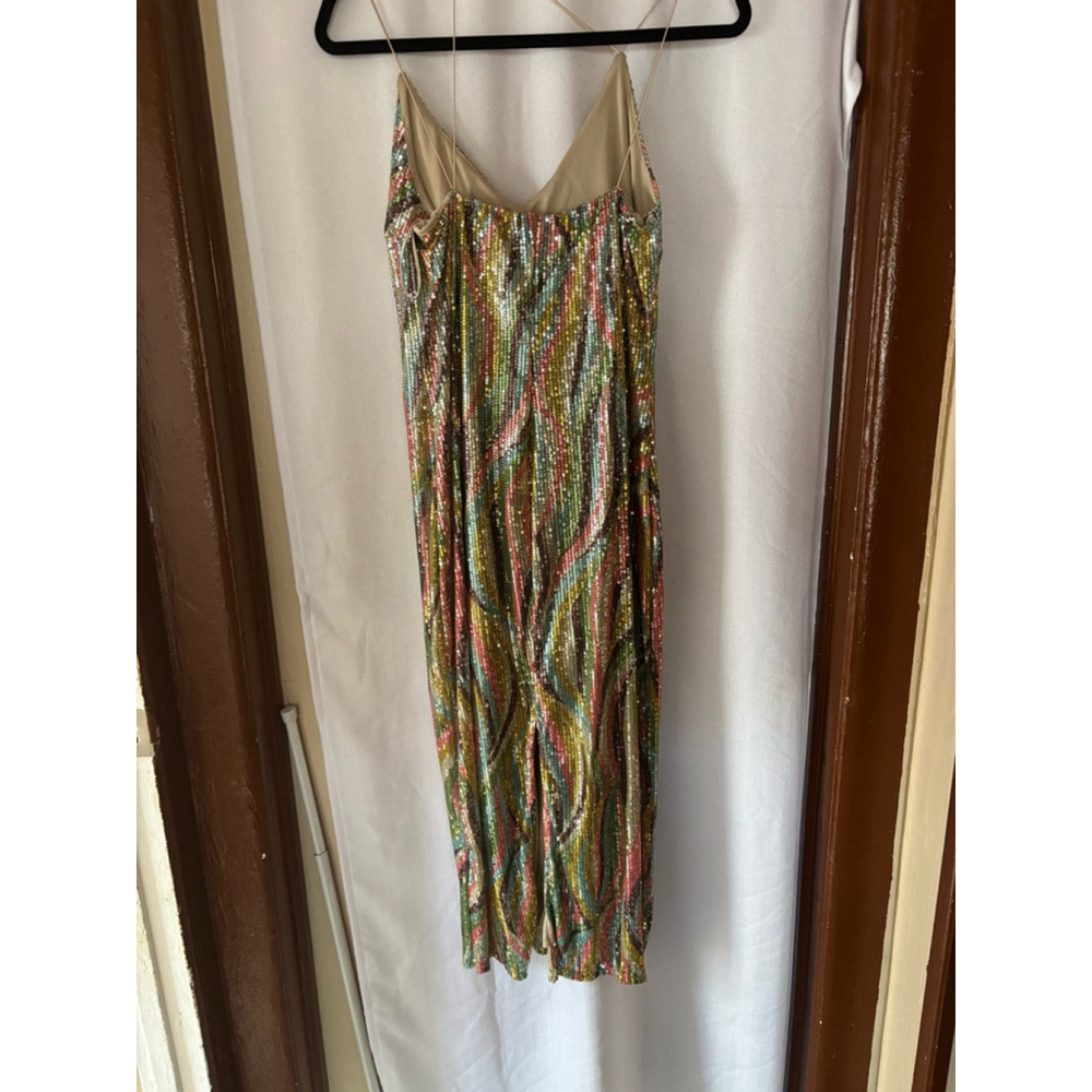 Women's Fashion Sequin Dress Size L Multi-color - Picture 2 of 4